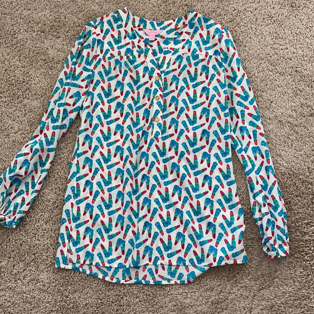 Unbelievable Lilly Pulitzer Sz XS Blouse